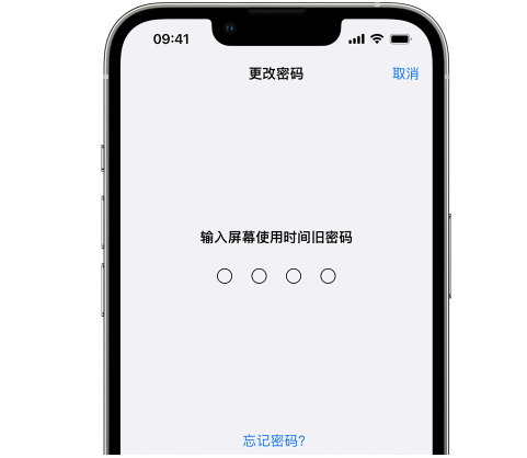 苍南iPhone屏幕维修分享iPhone屏幕使用时间密码忘记了怎么办 