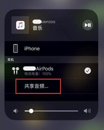 苍南苹果14音频维修点分享iPhone14音频共享设置方法 