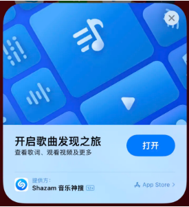 苍南苹果14维修站分享iPhone14音乐识别功能使用方法 