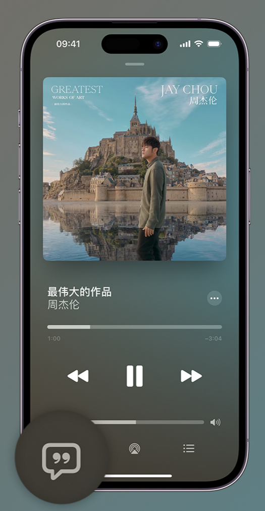 苍南iphone维修分享如何在iPhone上使用Apple Music全新唱歌功能 