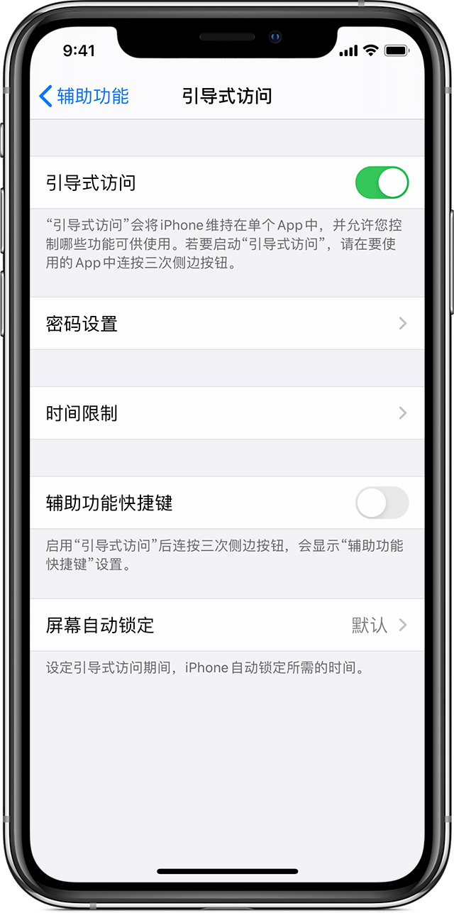 苍南苹果手机维修分享如何在 iPhone 上退出引导式访问 